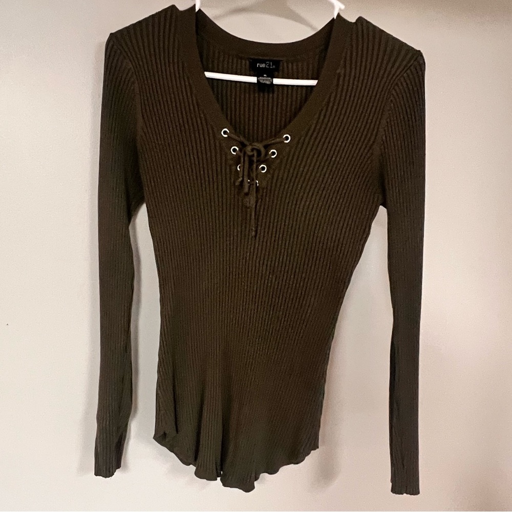 Army Green Blouse